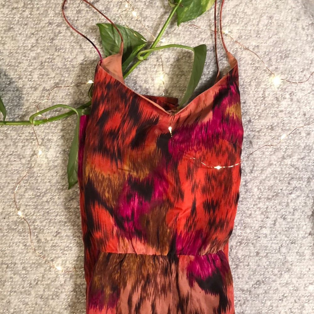Bright Floral Silk J Crew Tube Dress